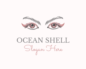 Cosmetic Eye Lashes logo design