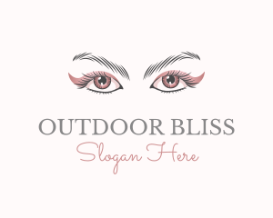 Cosmetic Eye Lashes logo design