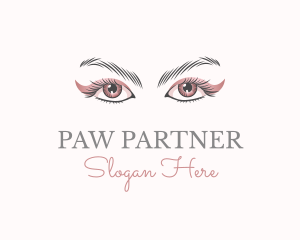 Cosmetic Eye Lashes logo design