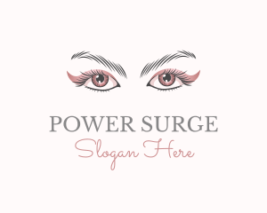 Cosmetic Eye Lashes logo design