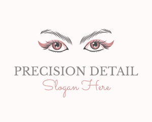 Cosmetic Eye Lashes logo design