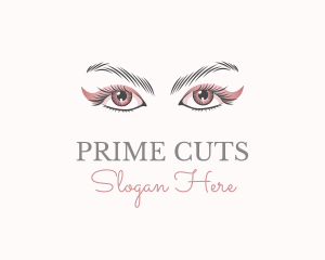 Cosmetic Eye Lashes logo design