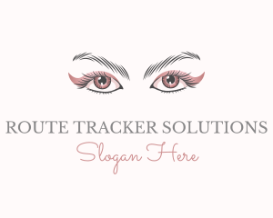 Cosmetic Eye Lashes logo design