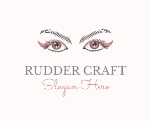 Cosmetic Eye Lashes logo design