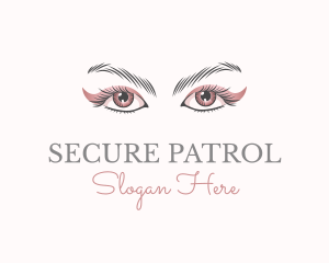 Cosmetic Eye Lashes logo design