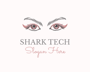 Cosmetic Eye Lashes logo design