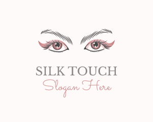 Cosmetic Eye Lashes logo design