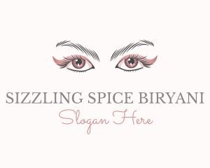 Cosmetic Eye Lashes logo design