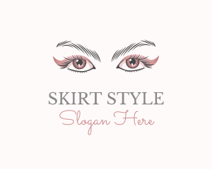 Cosmetic Eye Lashes logo design