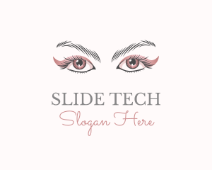 Cosmetic Eye Lashes logo design