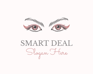 Cosmetic Eye Lashes logo design