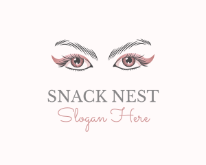 Cosmetic Eye Lashes logo design