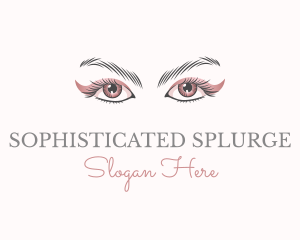 Cosmetic Eye Lashes logo design