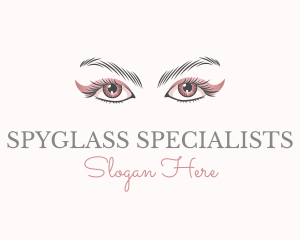 Cosmetic Eye Lashes logo design