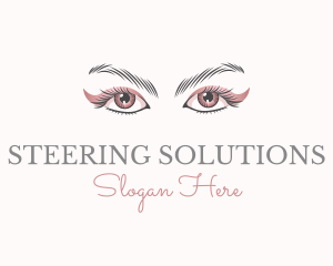 Cosmetic Eye Lashes logo design