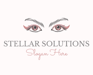 Cosmetic Eye Lashes logo design