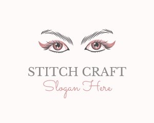 Cosmetic Eye Lashes logo design