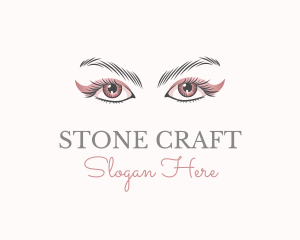 Cosmetic Eye Lashes logo design