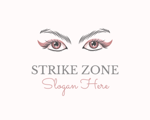 Cosmetic Eye Lashes logo design