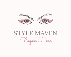 Cosmetic Eye Lashes logo design