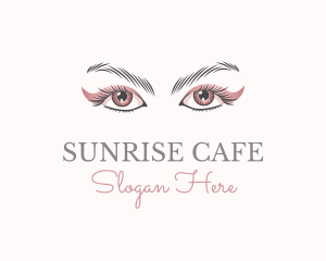 Cosmetic Eye Lashes logo design