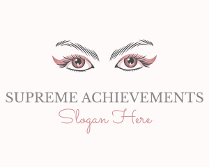 Cosmetic Eye Lashes logo design