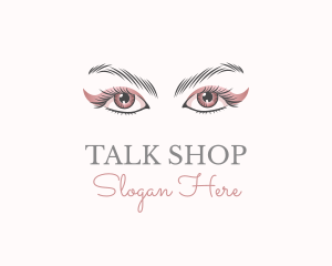 Cosmetic Eye Lashes logo design