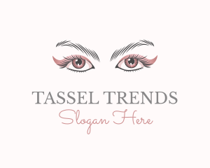 Cosmetic Eye Lashes logo design