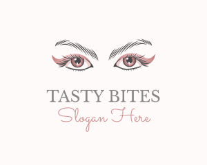 Cosmetic Eye Lashes logo design