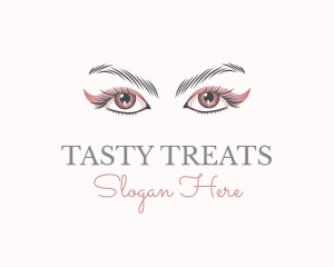 Cosmetic Eye Lashes logo design