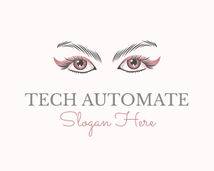 Cosmetic Eye Lashes logo design