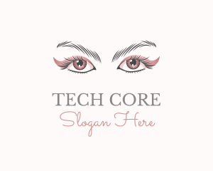 Cosmetic Eye Lashes logo design