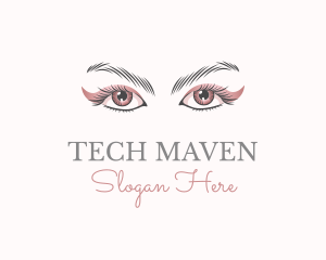 Cosmetic Eye Lashes logo design