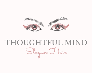 Cosmetic Eye Lashes logo design