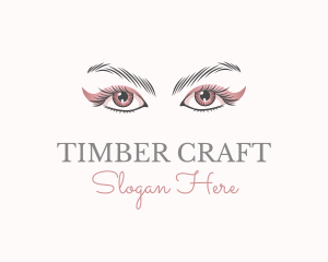 Cosmetic Eye Lashes logo design