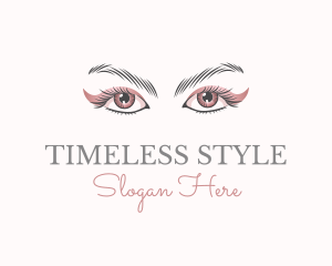 Cosmetic Eye Lashes logo design