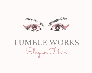 Cosmetic Eye Lashes logo design