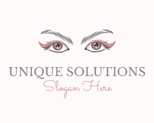 Cosmetic Eye Lashes logo design