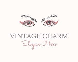 Cosmetic Eye Lashes logo design