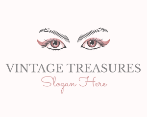 Cosmetic Eye Lashes logo design