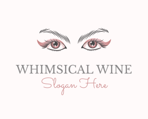 Cosmetic Eye Lashes logo design