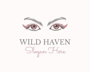 Cosmetic Eye Lashes logo design