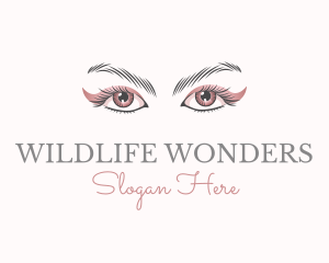 Cosmetic Eye Lashes logo design