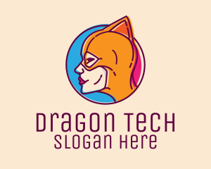 Wrestler Female Superhero logo design