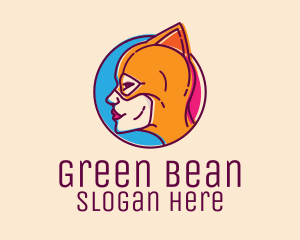 Wrestler Female Superhero logo design