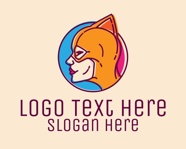 Superhero logo example 1