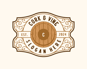 Brewery Barrel Beverage logo design