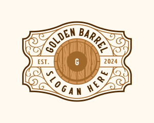 Brewery Barrel Beverage logo design