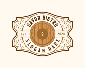 Brewery Barrel Beverage logo design