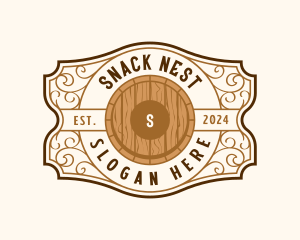 Brewery Barrel Beverage logo design